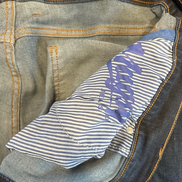 Mugsy Mens Hamms Jeans Blue Stretch Denim Straight 5 Pocket Comfort - Picture 3 of 5